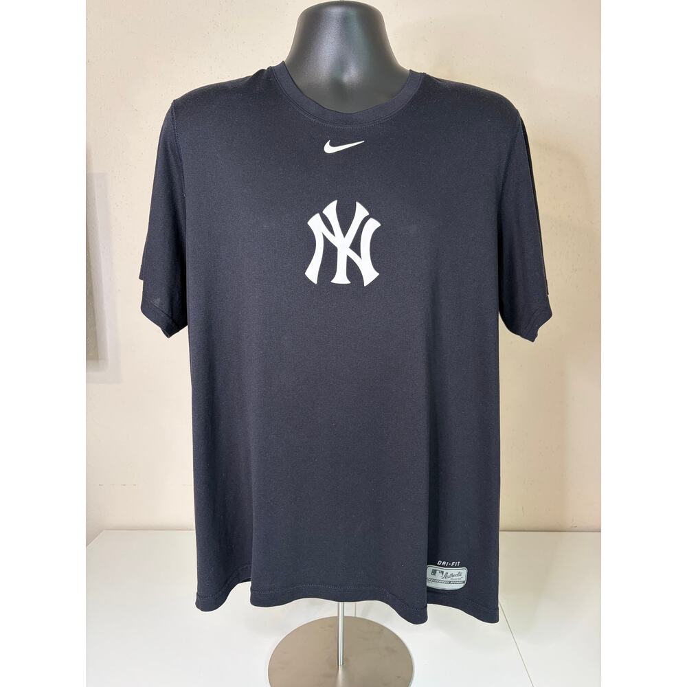 Nike New York MLB Shirt Black Large Baseball Core